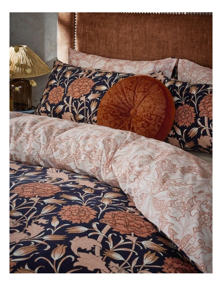Wild Tulip Quilt Cover Set Copper Super King image 3