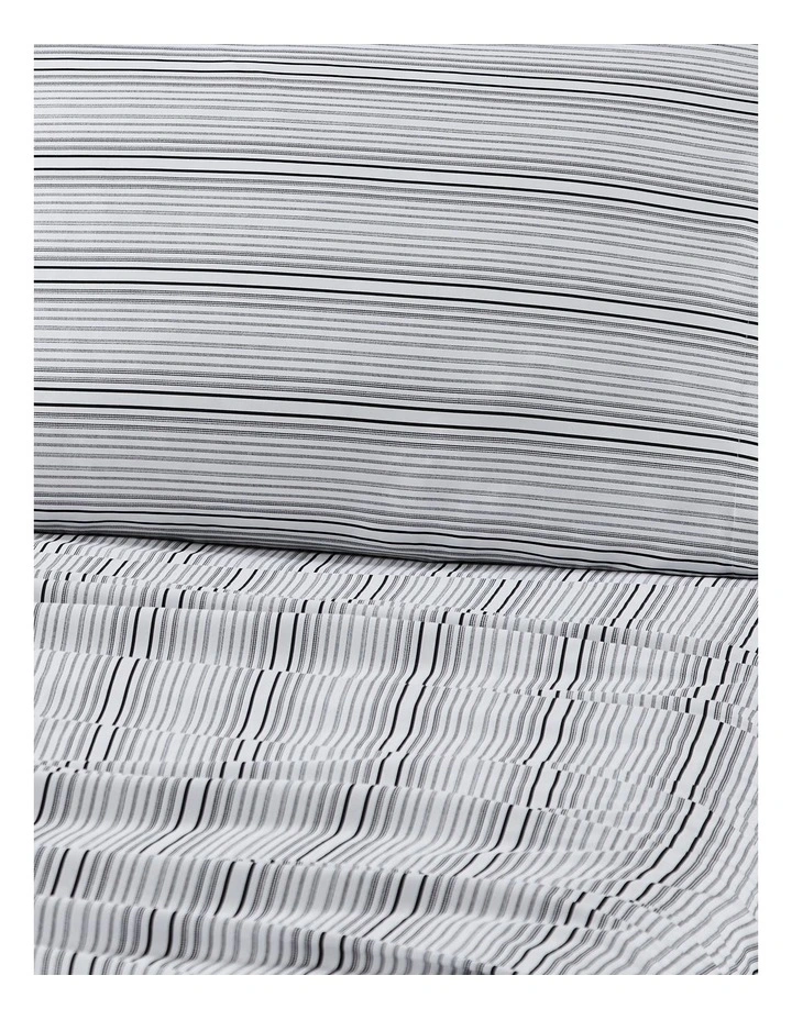 Lexington Stripe Sheet Set Black Queen image 2