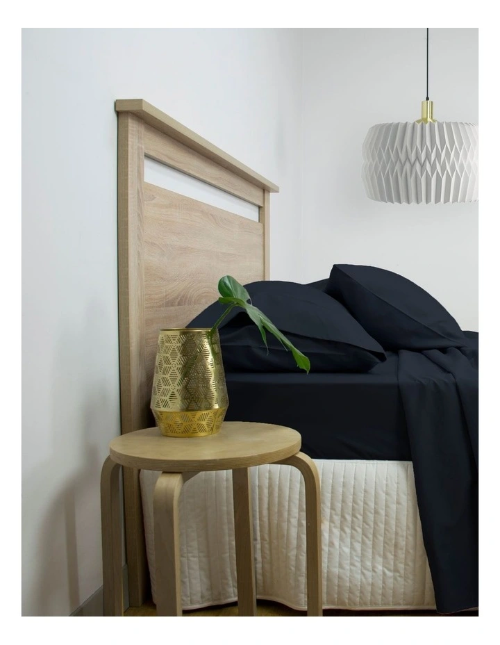 2500tc Cotton Rich Sheet Sets Navy Queen image 1