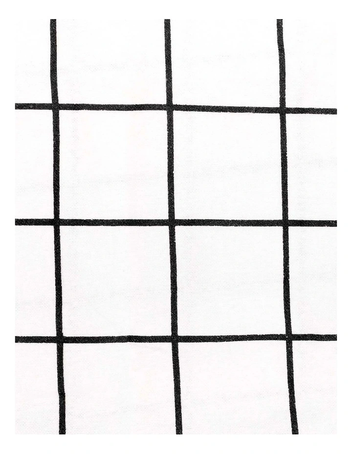 Grid Flannelette Quilt Cover Set image 3