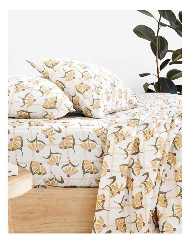 Arlo Cotton Flannelette Sheet Set image 1