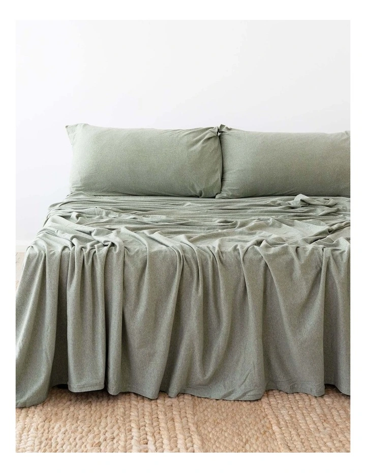 BedT Organica Cotton and Tencel Jersey Sheet Set image 1