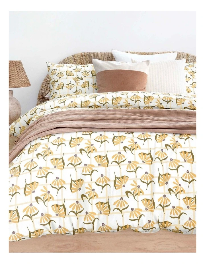 Arlo Flannelette Quilt Cover Set image 1