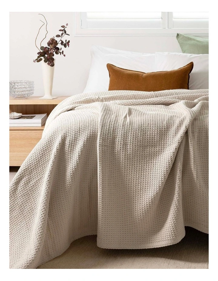 Waffle Weave Cotton Blanket image 1