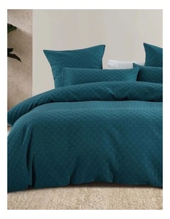 Luna Jacquard Quilt Cover Set