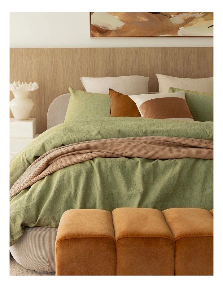Acacia Jacquard Quilt Cover Set image 2
