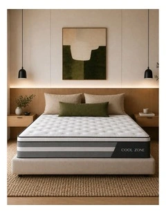 Royal Comfort Cool Zone Euro Top Pocket Spring Mattress 30cm TENCEL