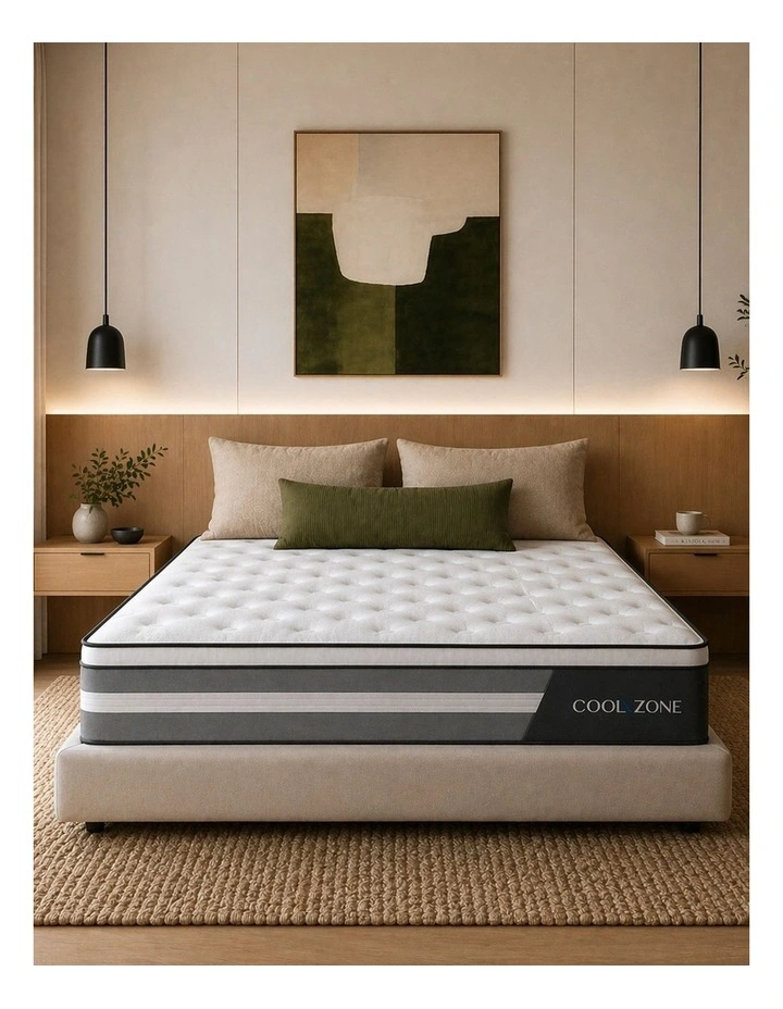 Royal Comfort Cool Zone Euro Top Pocket Spring Mattress 30cm TENCEL image 1