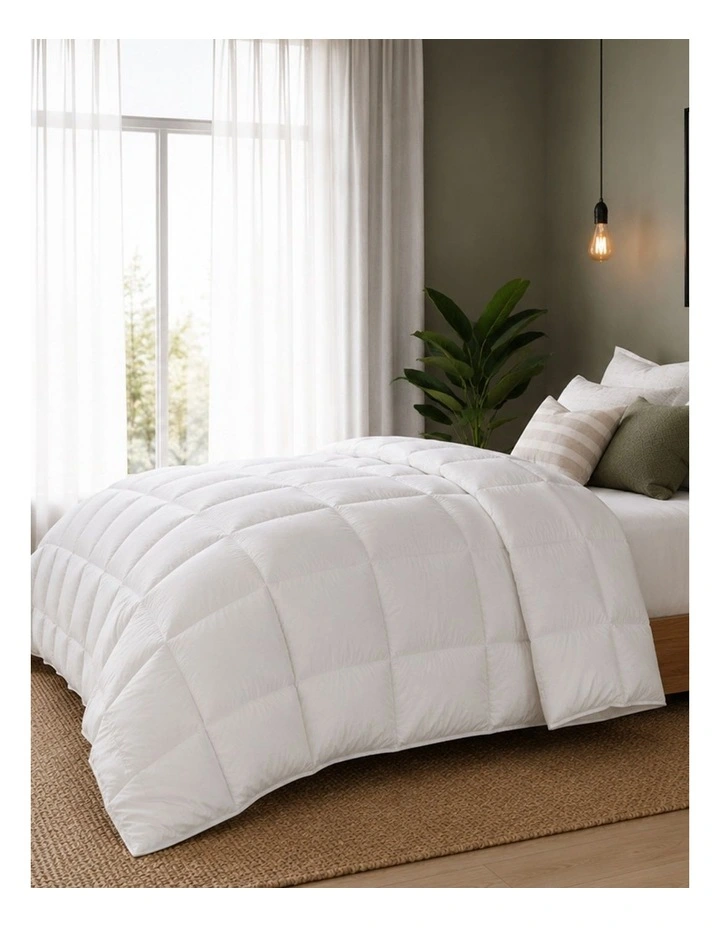 Royal Comfort 800GSM Wool Blend All Seasons Quilt 60% Wool Cotton Cover image 3