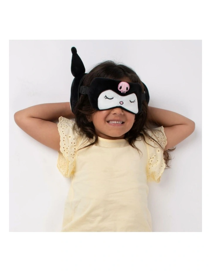 Relaxeazzz - Kuromi: Travel Pillow & Eye Mask Set, Cushion, 3 years  image 5