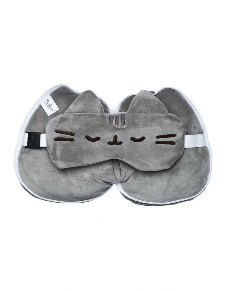 Relaxeazzz - Pusheen: Travel Pillow & Eye Mask Set, Cushion, 3 years  image 2