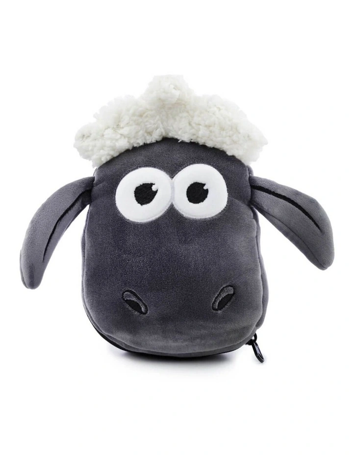 Relaxeazzz - Shaun the Sheep: Travel Pillow & Eye Mask Set, Gray image 1