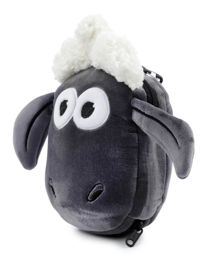 Relaxeazzz - Shaun the Sheep: Travel Pillow & Eye Mask Set, Gray image 2