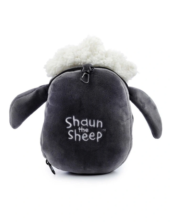 Relaxeazzz - Shaun the Sheep: Travel Pillow & Eye Mask Set, Gray image 4