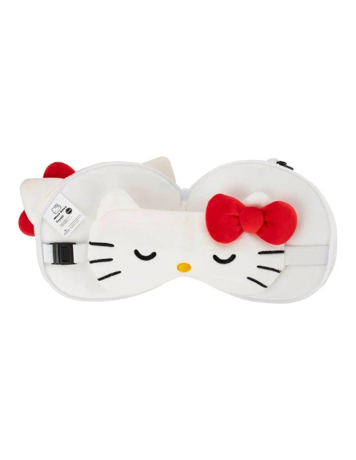 Relaxeazzz - Hello Kitty: Travel Pillow & Eye Mask Set, Cushion, 3 years  image 2