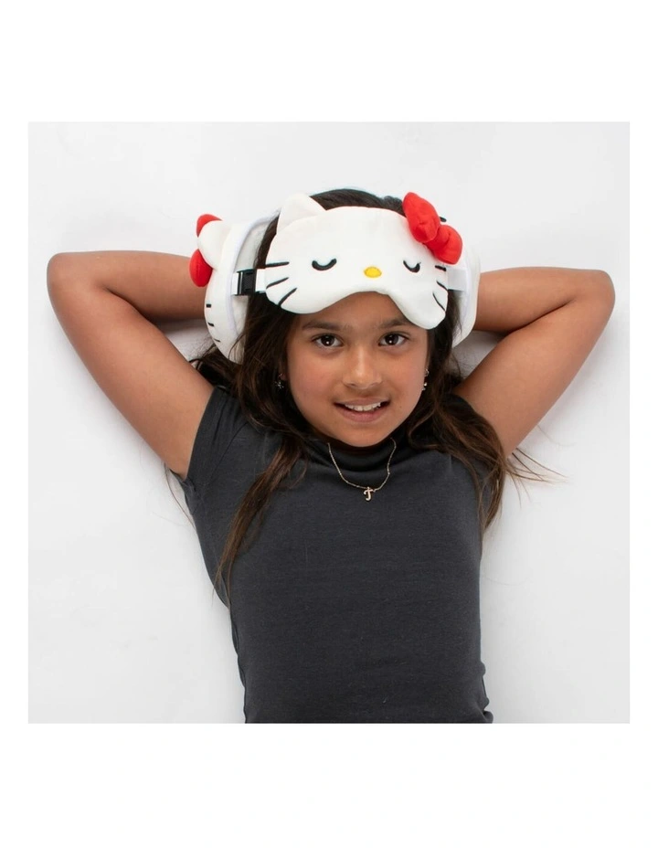 Relaxeazzz - Hello Kitty: Travel Pillow & Eye Mask Set, Cushion, 3 years  image 4