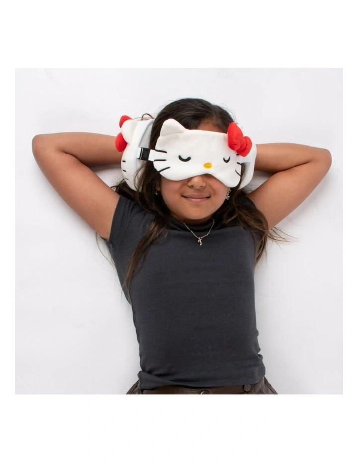 Relaxeazzz - Hello Kitty: Travel Pillow & Eye Mask Set, Cushion, 3 years  image 5