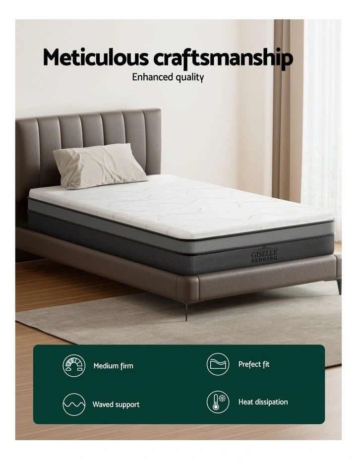 Single Size Bedding Memory Foam Mattress 25cm in Multi image 5
