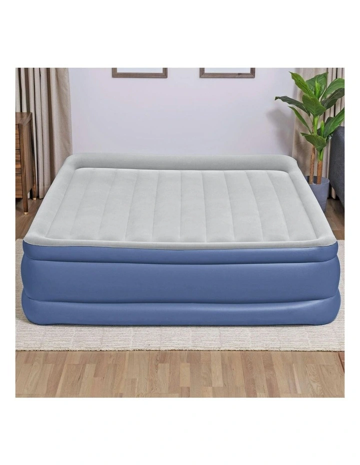 King Inflatable Air Bed 56cm in Blue image 3