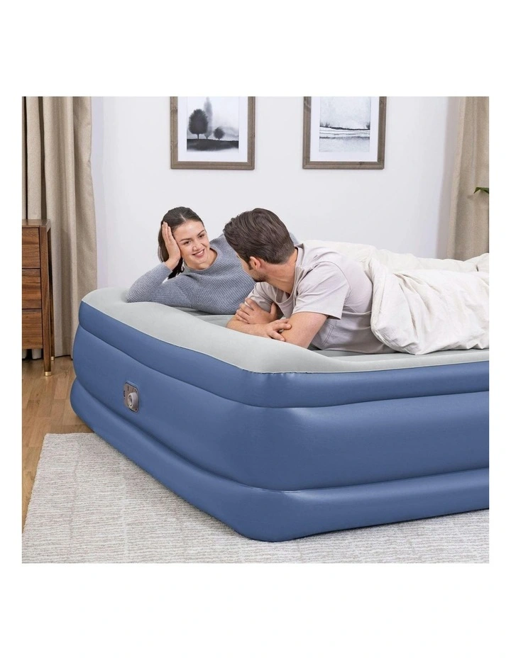 King Inflatable Air Bed 56cm in Blue image 4