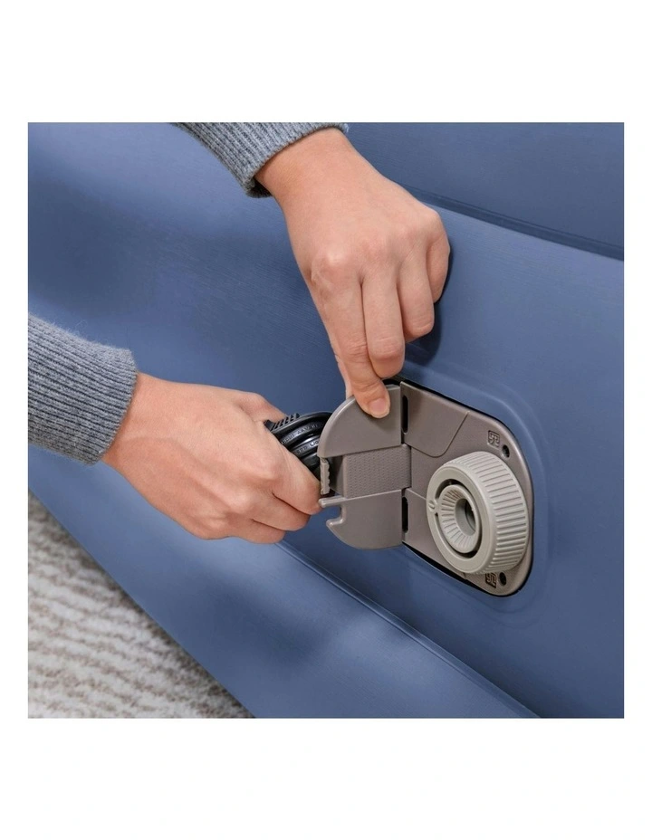 King Inflatable Air Bed 56cm in Blue image 5