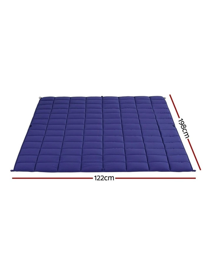 Anti Anxiety Weighted Blanket 6.8kg in Royal Blue image 4
