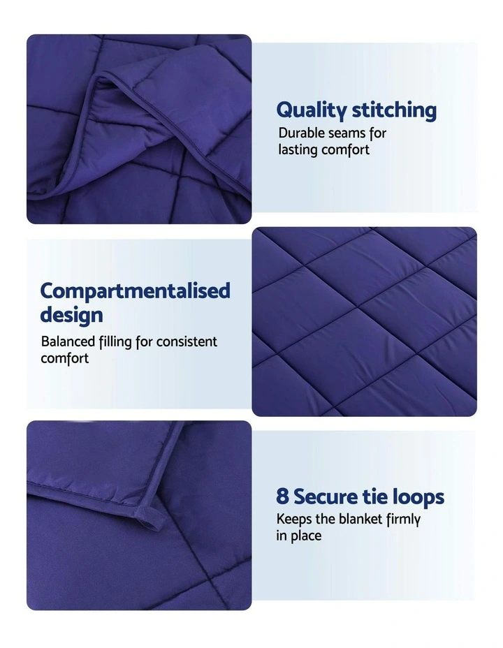 Anti Anxiety Weighted Blanket 6.8kg in Royal Blue image 7