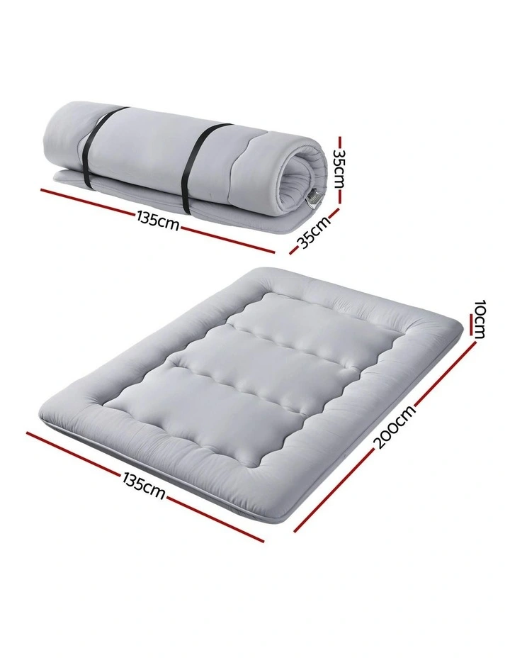 Japanese Floor Mattress 10cm in Grey image 4