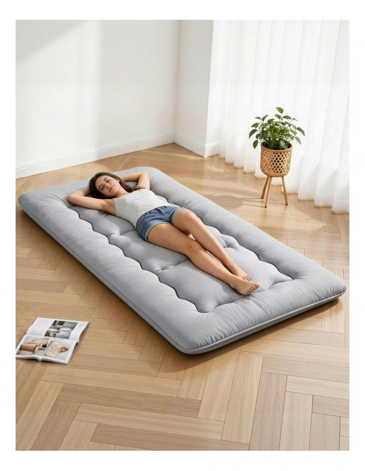Japanese Floor Mattress 10cm in Grey image 2