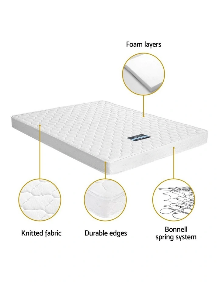 Tight Top Queen Mattress 13cm in White image 6