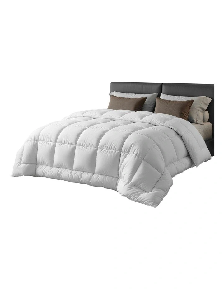 Extra Thick King Wool Quilt 800GSM in White image 3