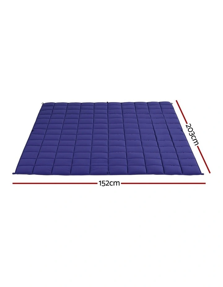 Anti Anxiety Weighted Blanket 11kg in Royal Blue image 4