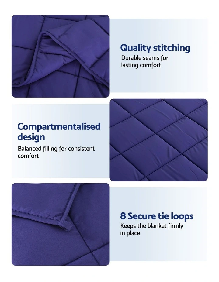 Anti Anxiety Weighted Blanket 11kg in Royal Blue image 7