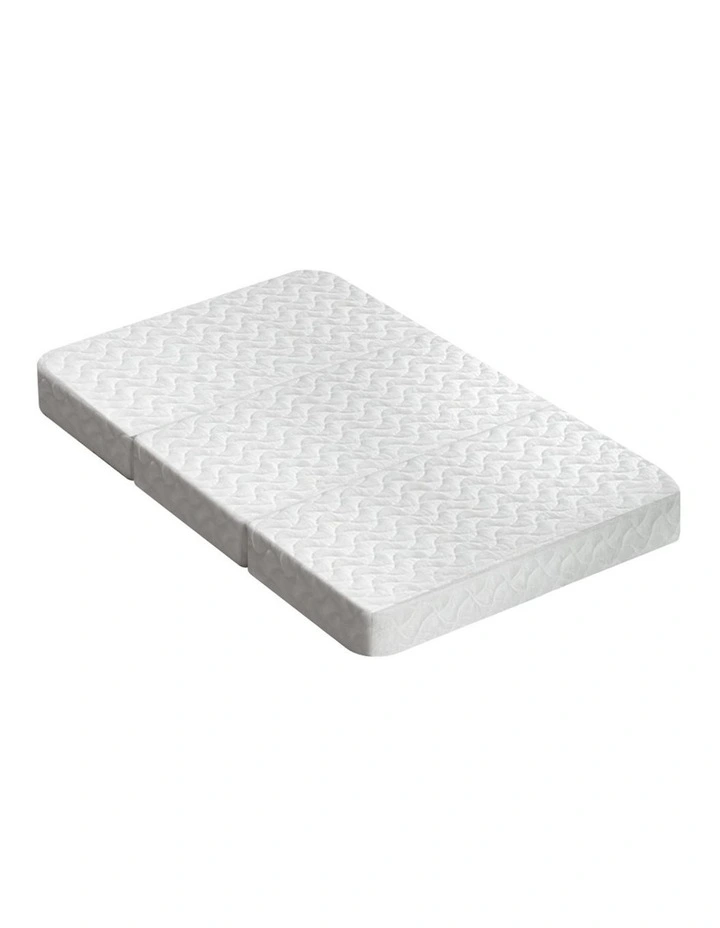 Foldable Foam Mattress in White image 1