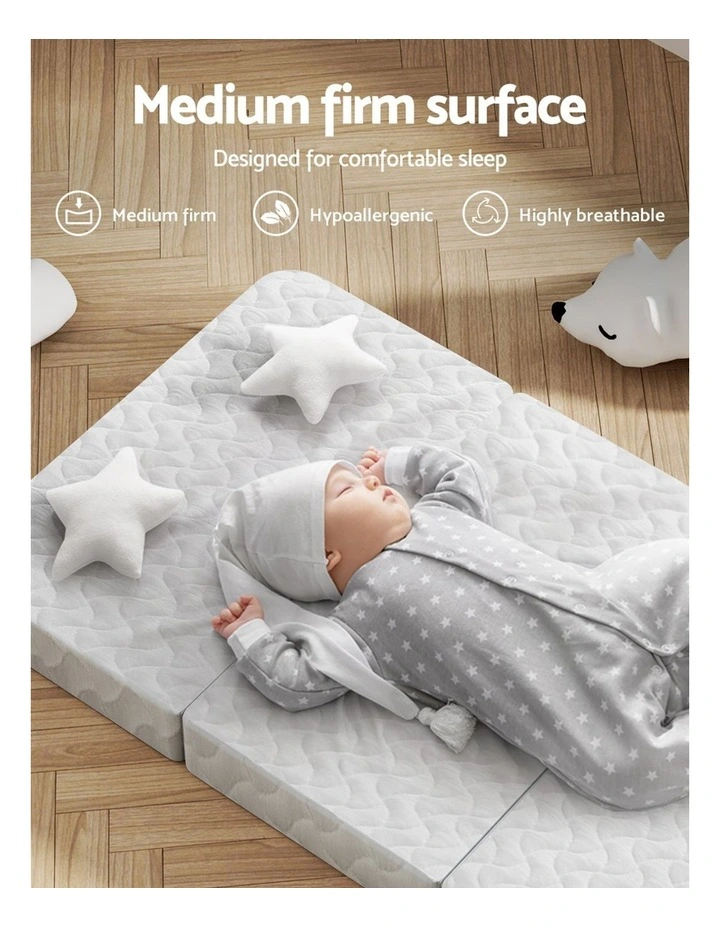 Foldable Foam Mattress in White image 5
