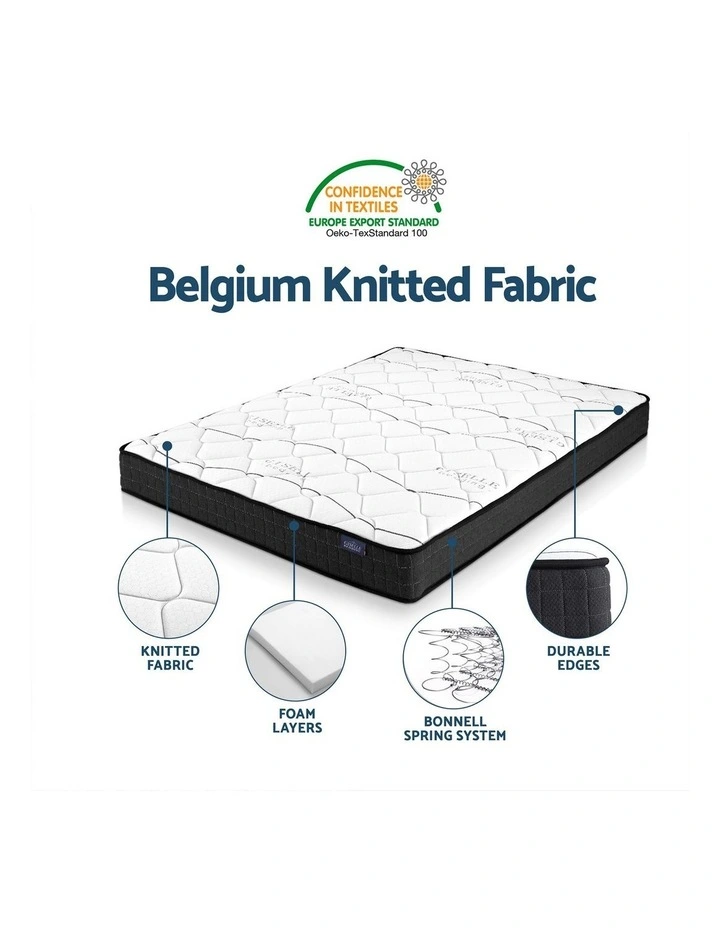 Double Mattress And Metal Bed Frame Set 16cm in Multi image 5