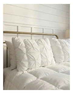 800GSM Luxury Hotel Pillow 2 Pack 50x90cm in White