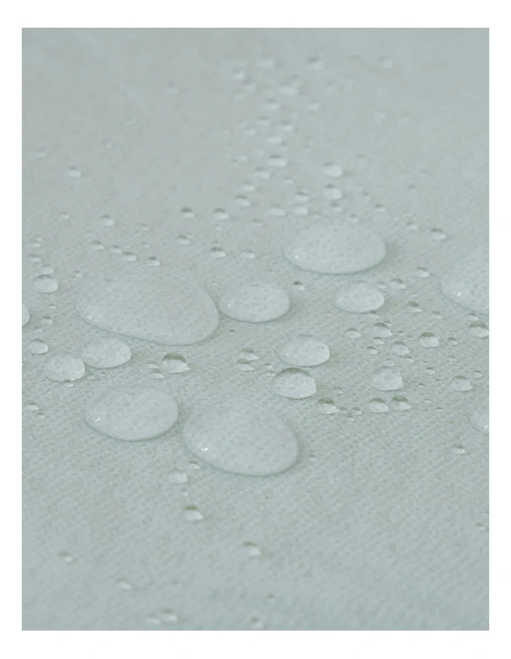 Baby 260gsm Bamboo Knitted Co Sleeper Waterproof Fitted Mattress Protector in Beige image 5