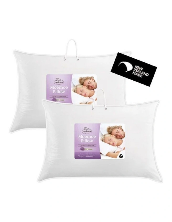 Lavender Scented Pillow in White image 2