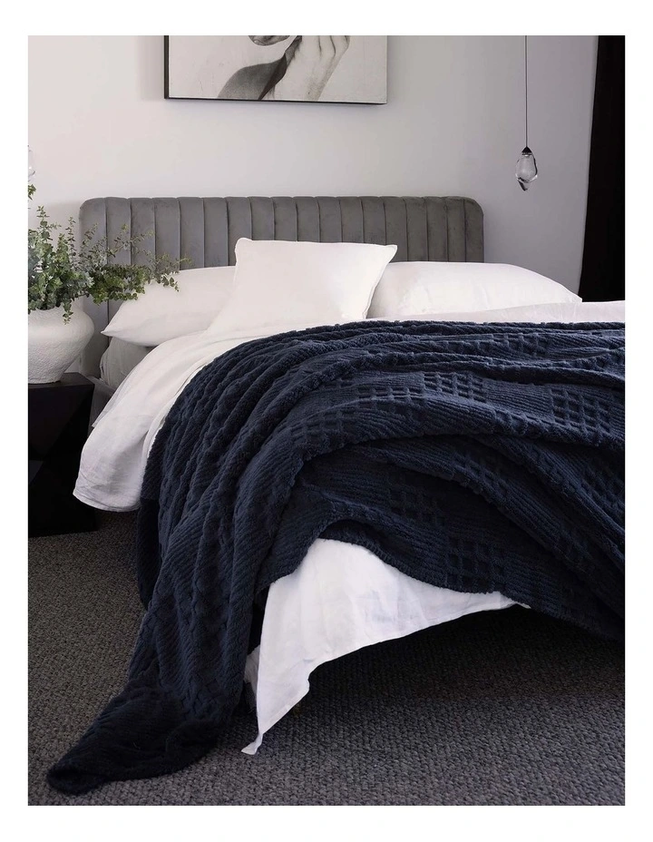 Lattice Sherpa Fleece Blanket image 1
