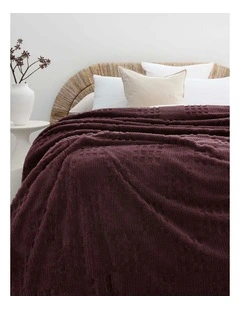 Lattice Sherpa Fleece Blanket