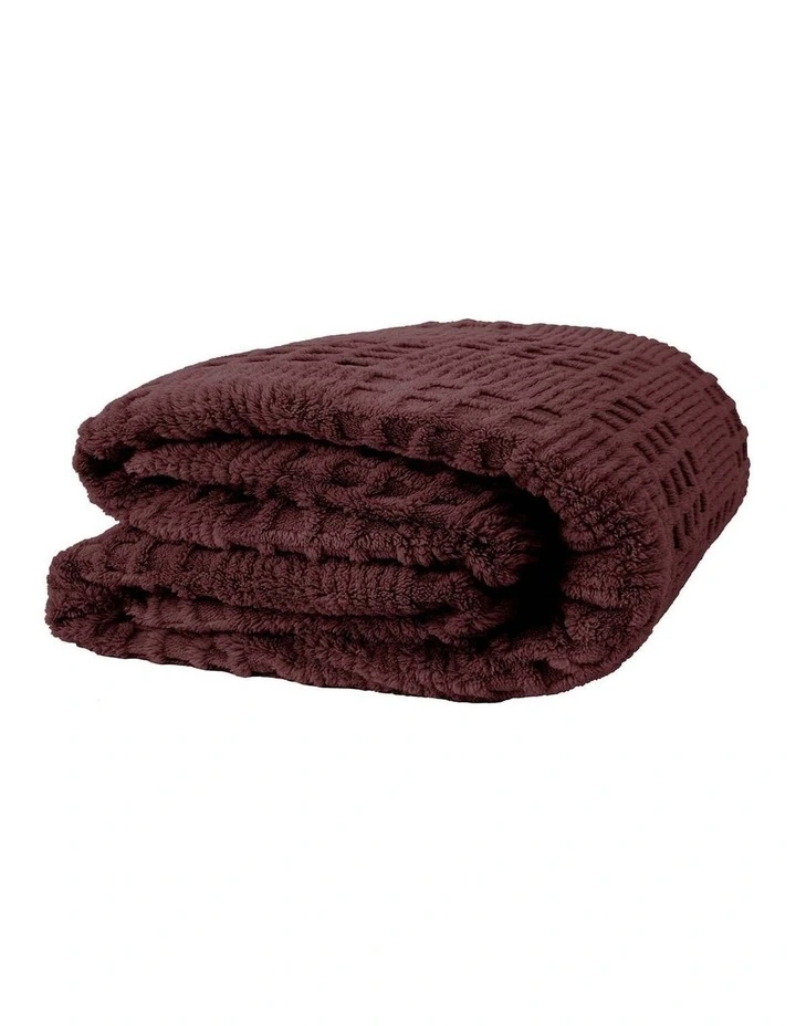 Lattice Sherpa Fleece Blanket image 2