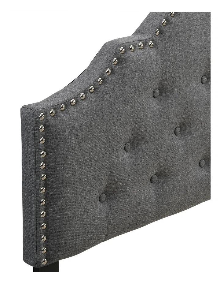 BEF02 Queen Size Bed Frame Base Mattress Platform in Grey image 4