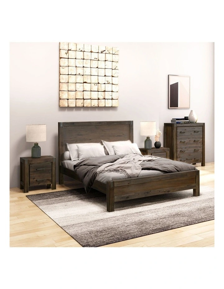Solid King Bedroom Suite in Chocolate image 2