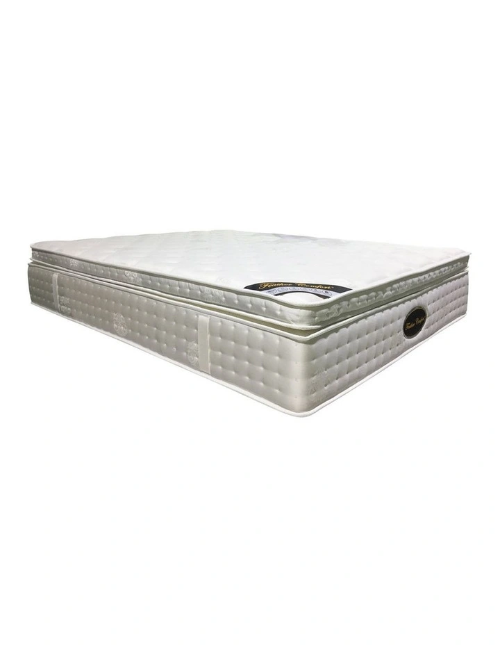Cotton Fabric Airflow Mini Pocket Spring King Mattress in White image 1