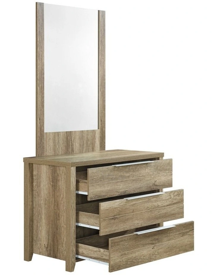 MDF Structure Double Bedroom Suite 4 Pieces in Oak image 7