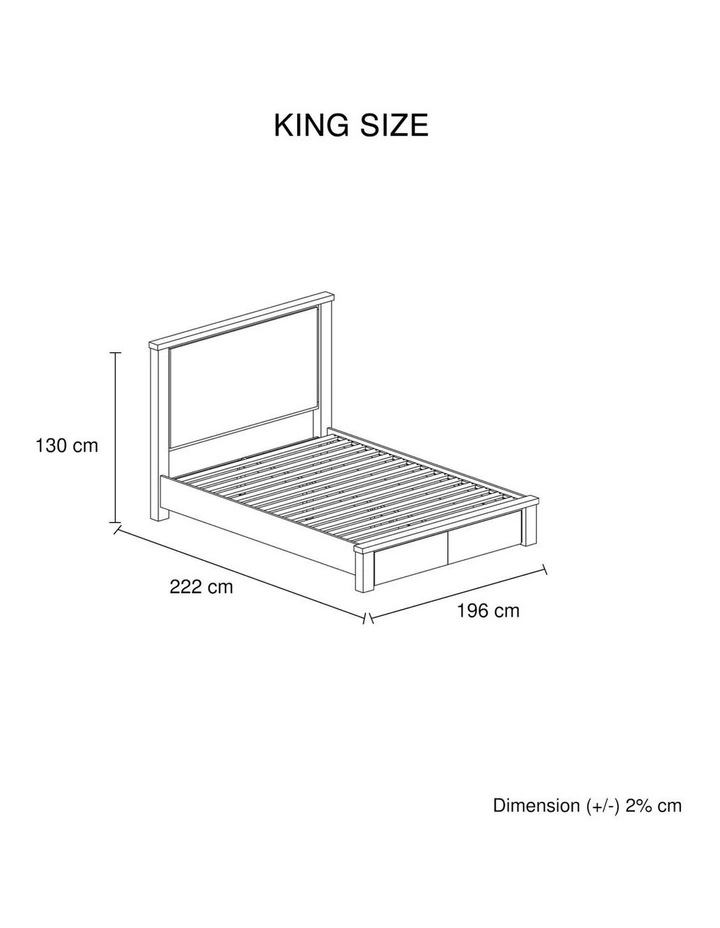 Coastal Storage king Bed Frame in Multi image 7