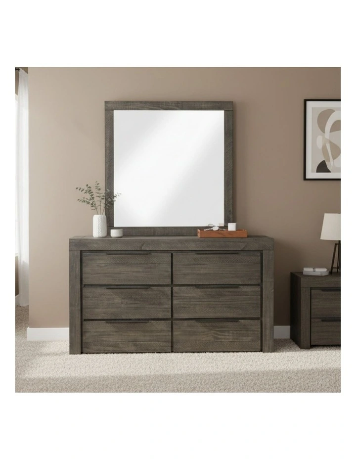 Bedroom Suite Storage Bookend Headboard in Brown image 6