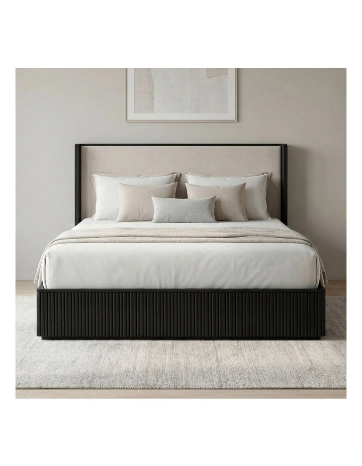 Bedroom Suite With Tallboy 4 Piece in Black image 3