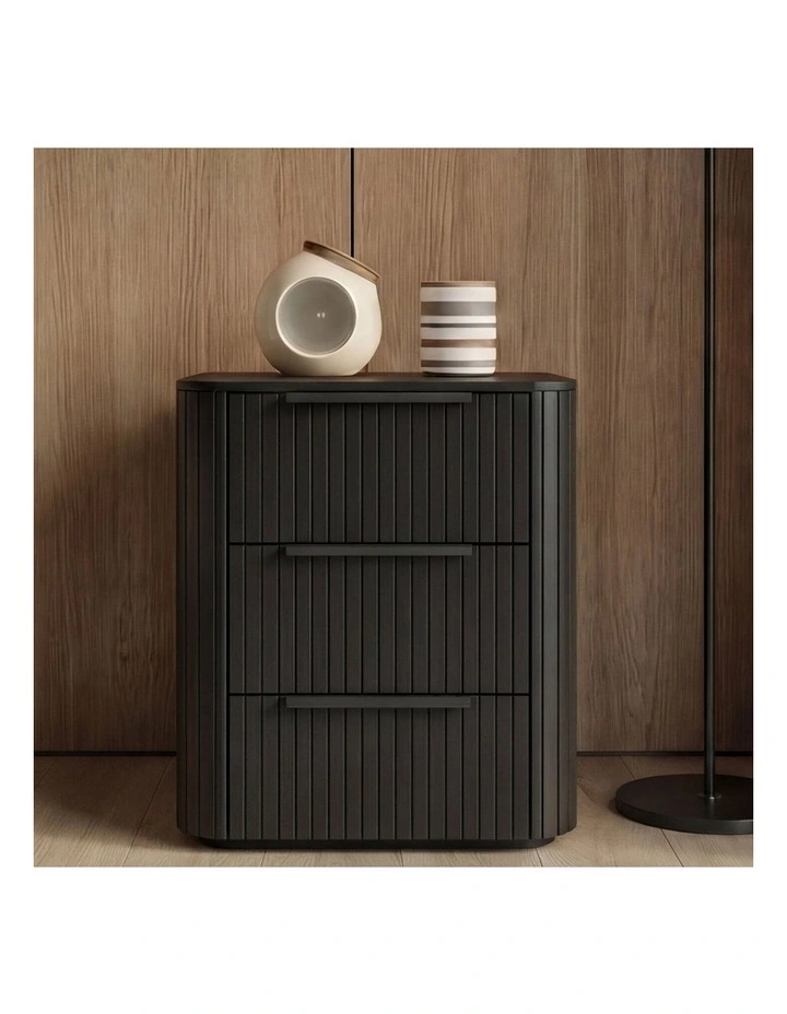 Bedroom Suite With Tallboy 4 Piece in Black image 6